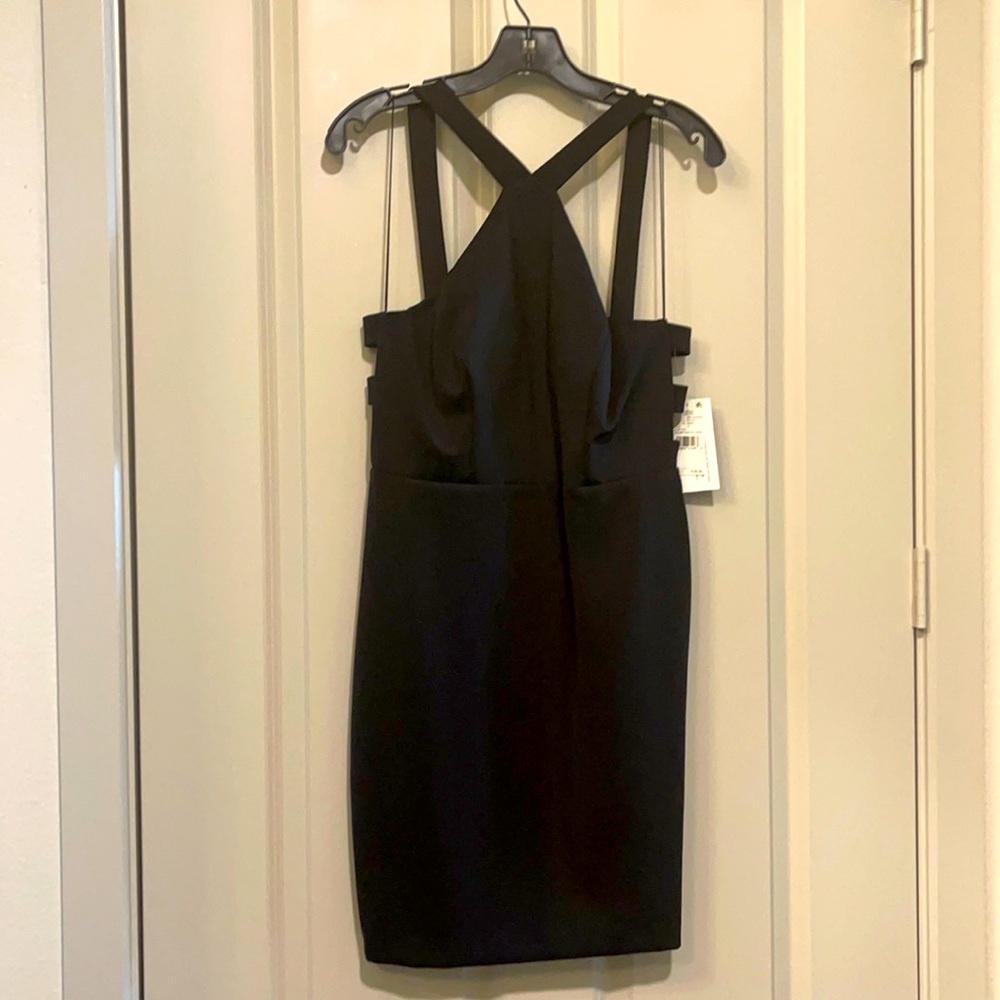 Women’s Cocktail Dress with Exposed Back and Sides